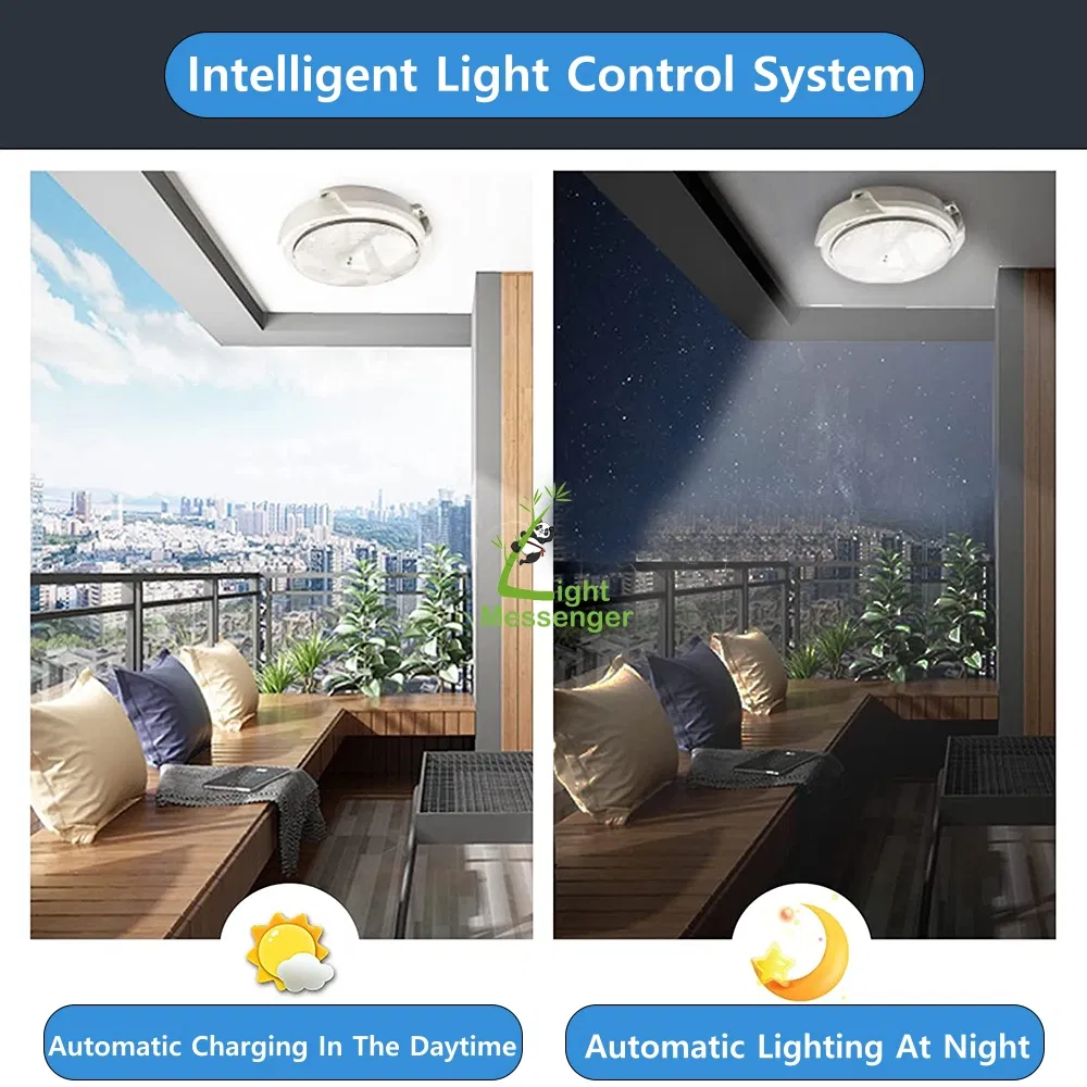 Solar Powered Ceiling Lamp Feature 1