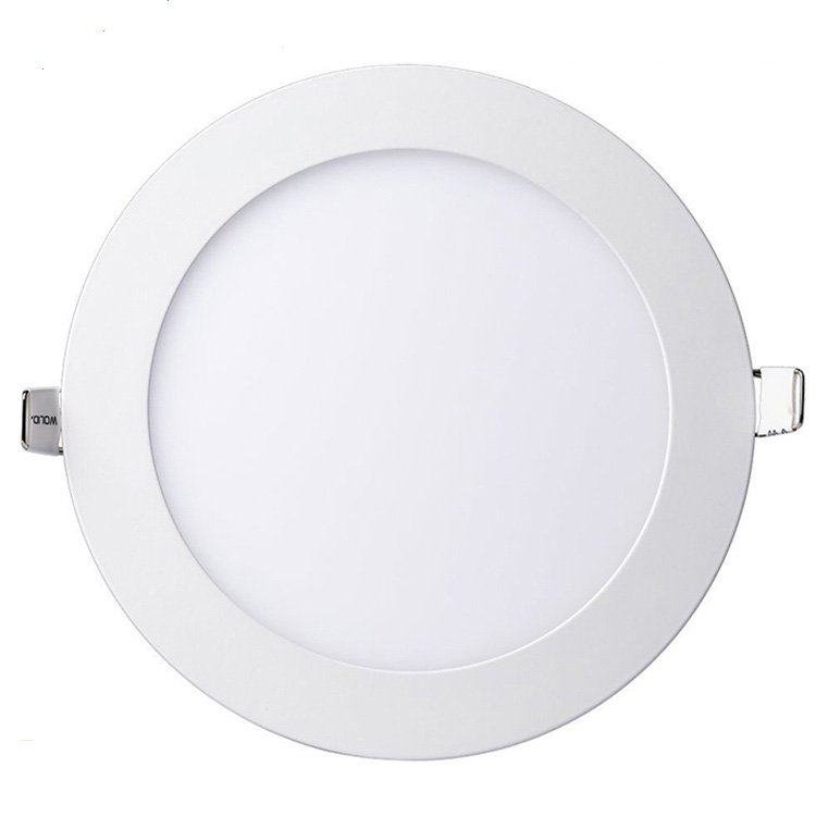 Factory Manufacture 12w 18w 24w Round Rgb Recessed Dimmable Ceiling Commercial Led Panel Lights