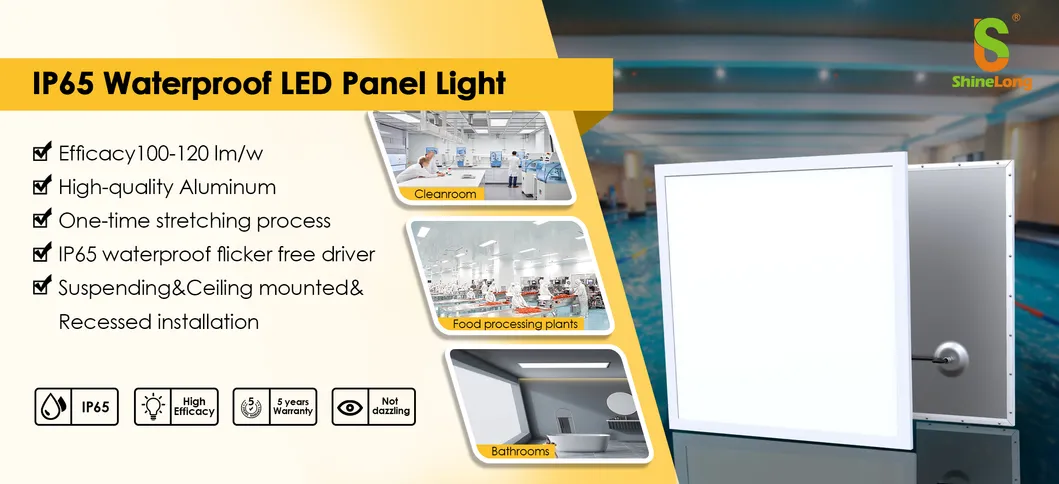 Durable IP65 Waterproof LED Light for Pools and Bathrooms