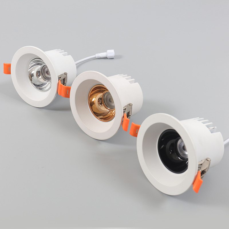 Waterproof IP65 Recessed COB LED Down Light 10W 100lm/W PF>0.9 CRI>80ra CREE Chip, Felip Driver Bathroom Using