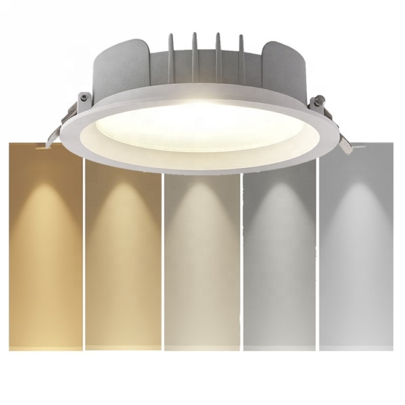 Nordic Liper 8w Cob Smd Led Down Light 20w 30w Ip44 Dim To Warm Cct Recess Downlight 85mm 150mm 180mm Dali Dimmable