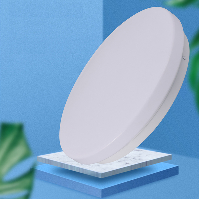 24W IP65 Auto on off Radar Microwave Motion Sensor LED Wall Lamp Corridor Lighting Hallway Patio Yard Warehouse LED Bulkhead Ceiling Light