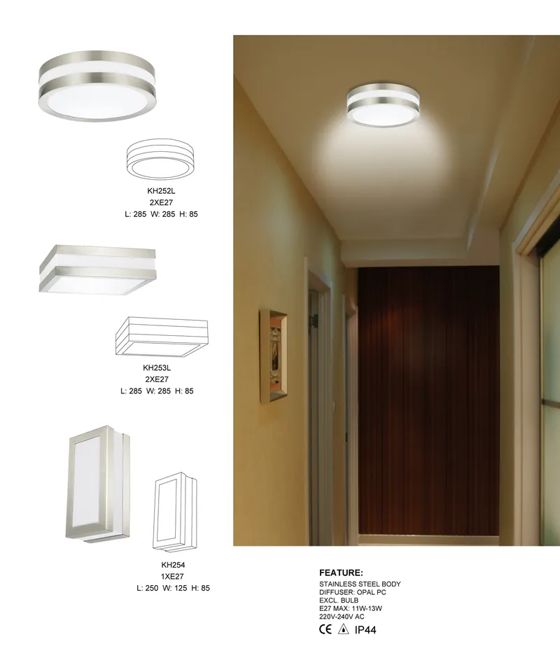 Modern Die-Cast Aluminum Black Waterproof Cylinder Gx53 Porch Outdoor Ceiling Light Fixture