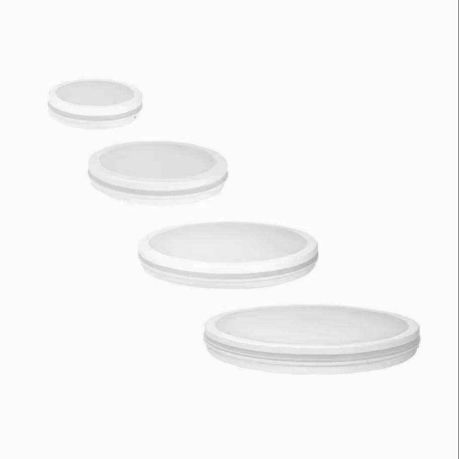 Simple White Round Ceiling Light LED Flush Mount Ceiling Fixture for Home Bedroom Balcony Hallway Office Room