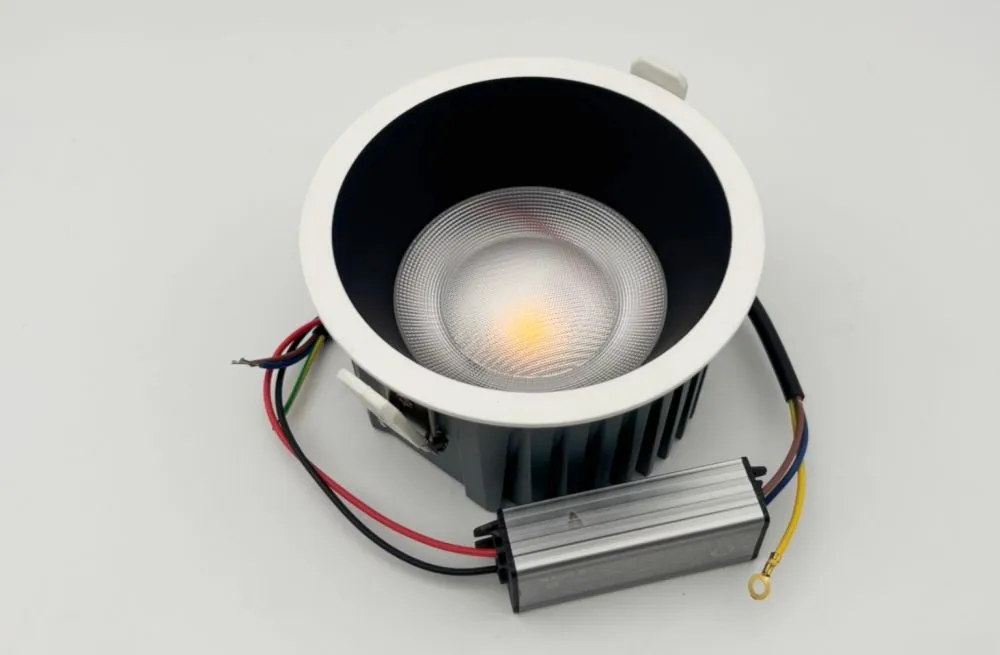 High Power 15W45W COB Waterproof Down Spotlight IP65 LED Recessed Downlight for Bathroom