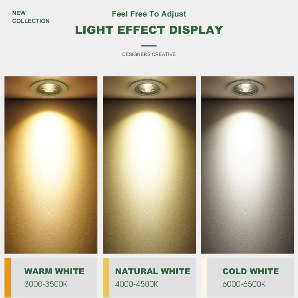 Waterproof LED Downlights 5W 7W 9W 12W 15W Round Anti-Fog Spot Lights Toilet Sauna Bathroom IP65 COB Recessed LED Downlight
