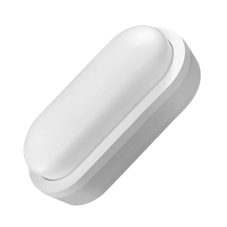 15W Modern LED Wall Lamps Moisture Proof Porch Ceiling Light Surface Mounted Oval Outdoor Garden Bathroom Lighting