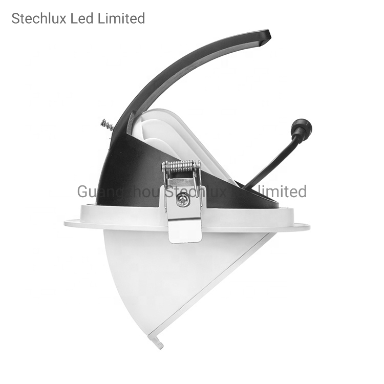 Indoor Retail Lights Aluminum Recessed LED Gimbal Down Light Recessed Ceiling Downlight