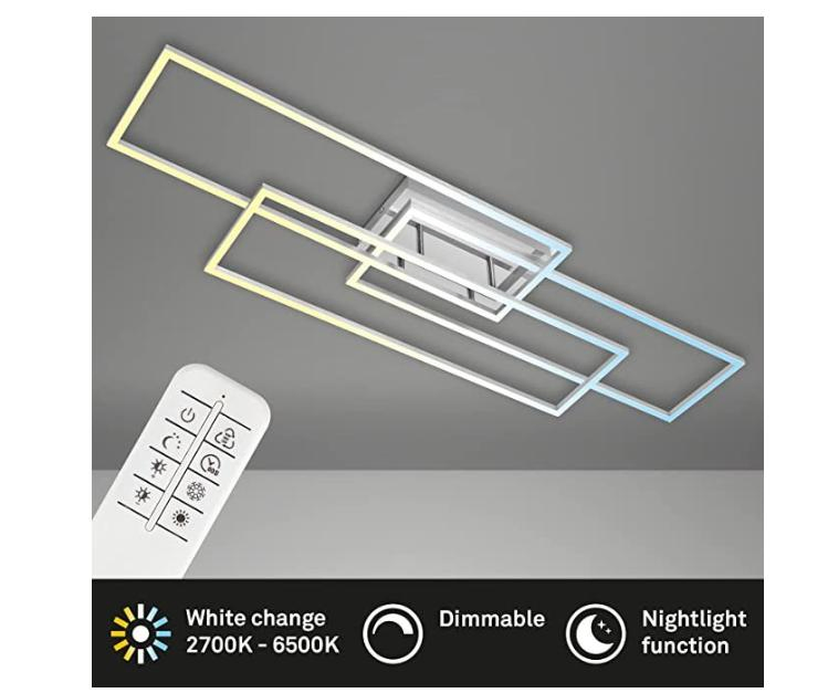 Hisoon Hot Sales Rectangle Shade Modern Minimalist LED Decorative Ceiling Lamp