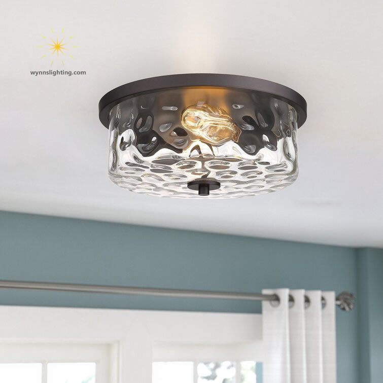 Balcony Light Nordic Modern Minimalist Corridor Aisle Light Creative Entrance Home Ceiling Lamp Round Glass Ceiling Lamp