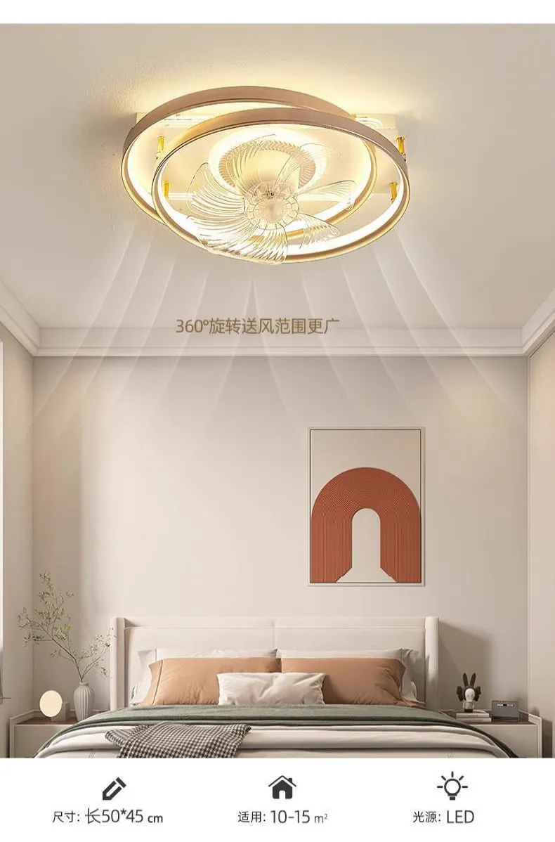 Modern Minimalist Style LED Ceiling Fan Dimensions