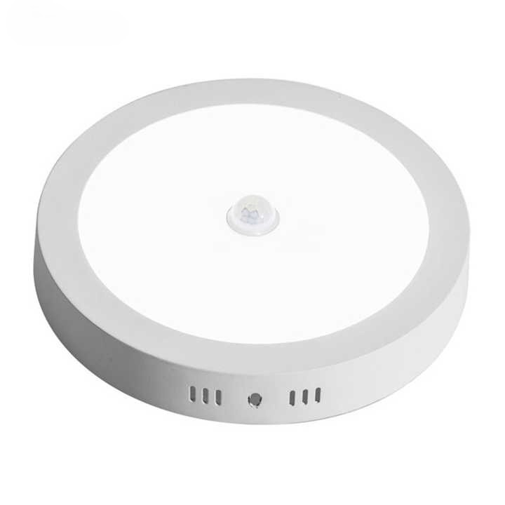 High Quality PIR Motion Sensor LED Ceiling Light 18W Trio Color Temperature Recessed Panel Downlight