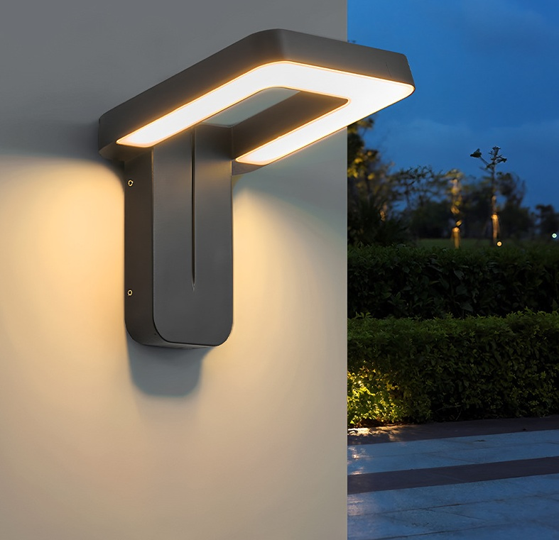 20W Exterior Porch Light Rotatable Aluminum IP65 Waterproof Outdoor Modern Wall Light Luxury for Garage Courtyard Balcony