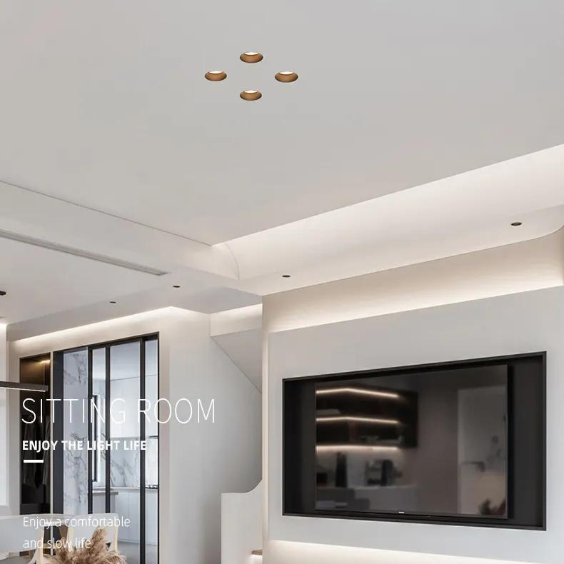 Ceiling Recessed 7W 10W 15W Ultra-Thin Frameless Spotlight LED Downlight