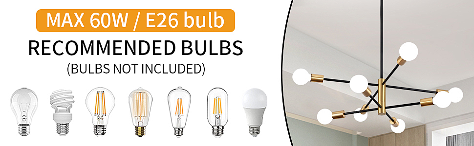Sputnik Chandelier Light Fixture 2