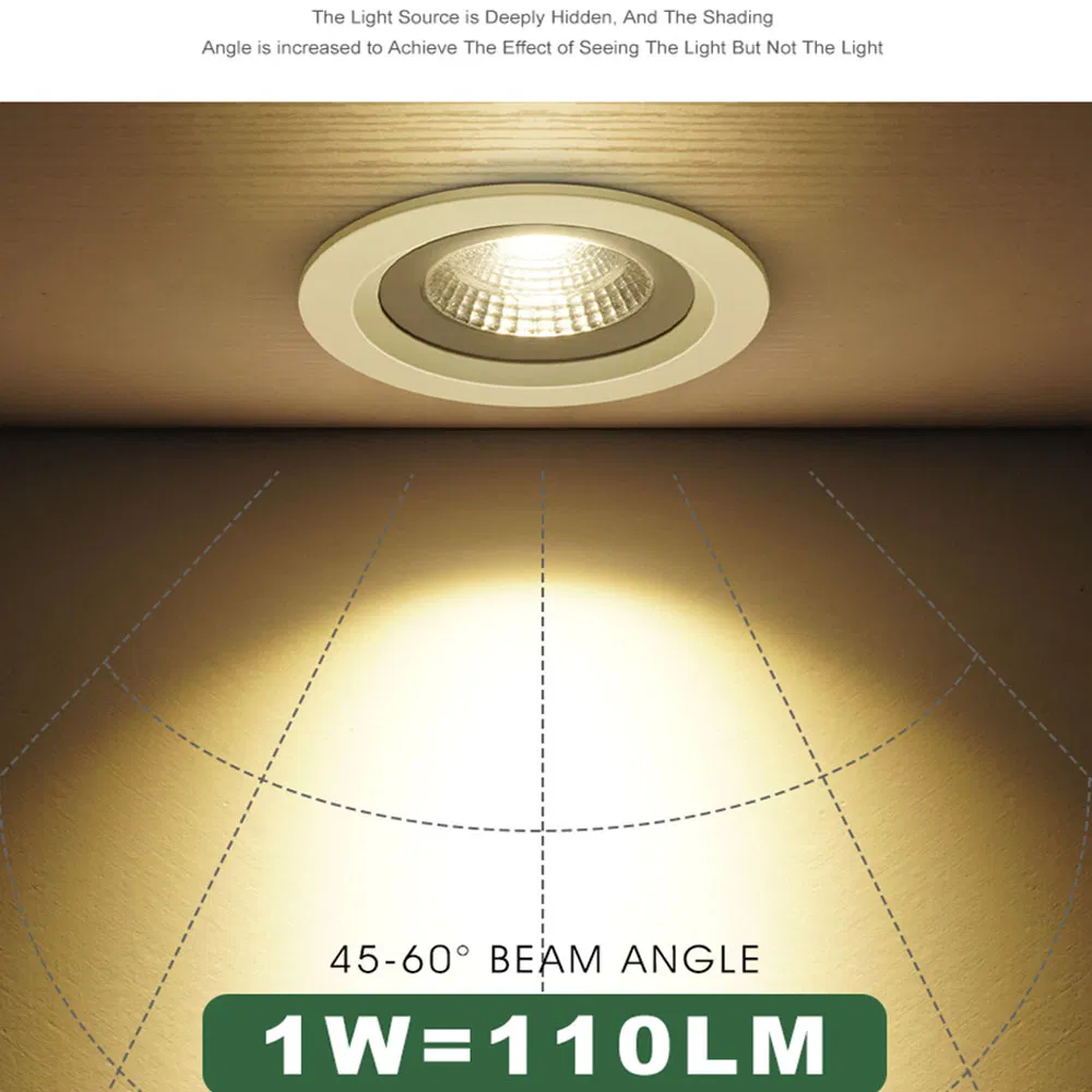 Waterproof LED Downlights 5W 7W 9W 12W 15W Round Anti-Fog Spot Lights Toilet Sauna Bathroom IP65 COB Recessed LED Downlight