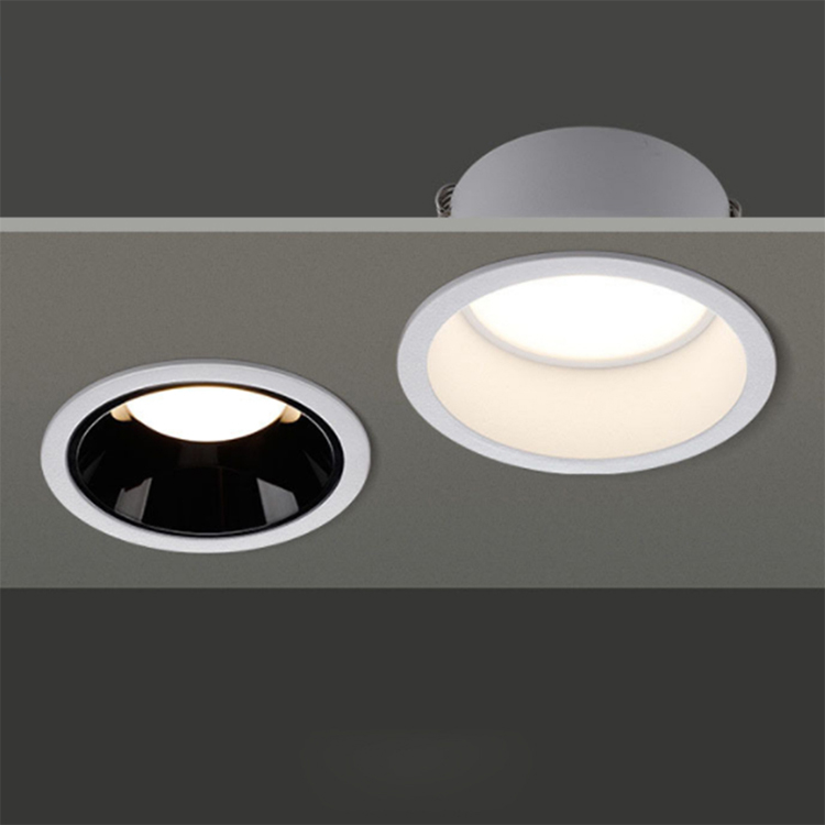 Embedded Ceiling Led SMD Spot Down Light 3000K 4000K 6000K Deep Cup Antiglare Recessed Downlight Aluminum Round Led Downlights