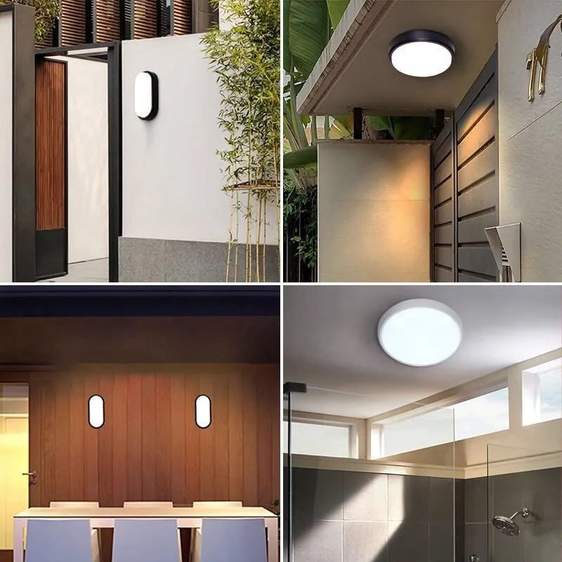 Minimalist Black Round Ceiling Light Application