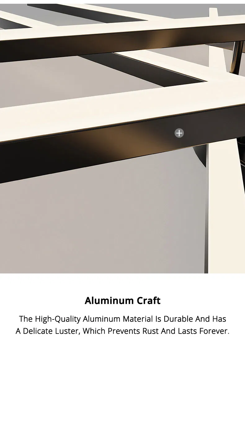 Modern Household Lamps Atmospheric LED Ceiling Lamp Minimalist Linear Chndelier (WH-MA-192)