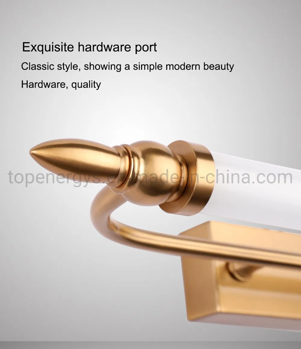LED Mirror Light 9W AC90-260V 55cm Wall Mounted Industrial Wall Lamp Bathroom Light IP65 Waterproof Acrylic Metal
