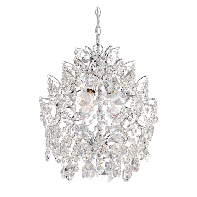 Nordic Ceiling Light Design American Design 4-Light Semi Flush Mount Chandelier for Living Room