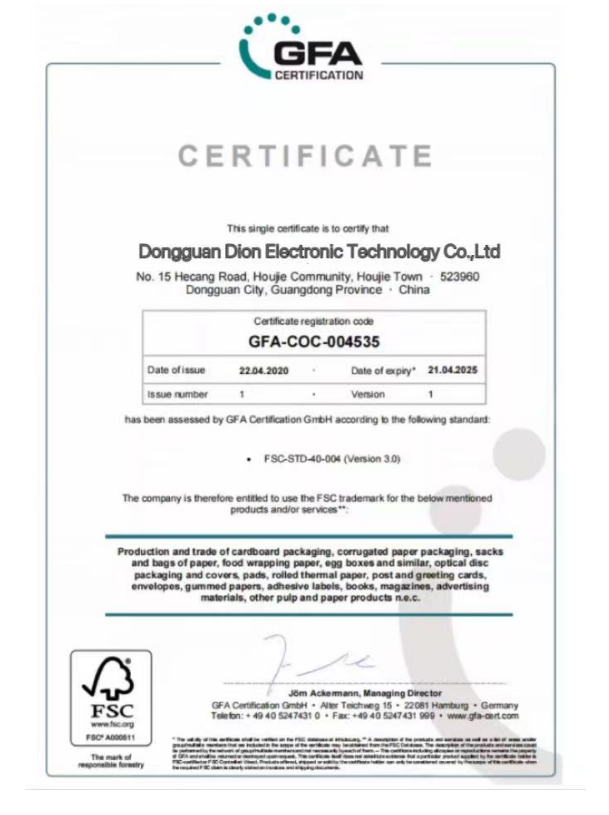 Certification 2