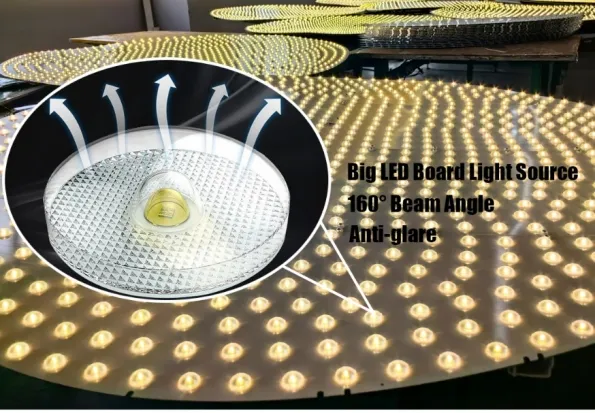 IP65 Waterproof Suspended Recessed Mounted LED Round Ceiling Light for Bathroom Balcony