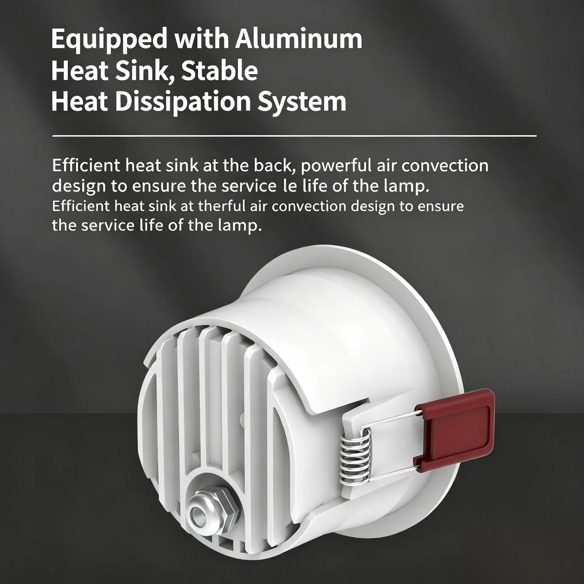 Household Commercial IP65 Waterproof LED Downlight, Dustproof Anti Glare Embedded Ceiling Lamp for Bathroom Kitchen Patio Balcony