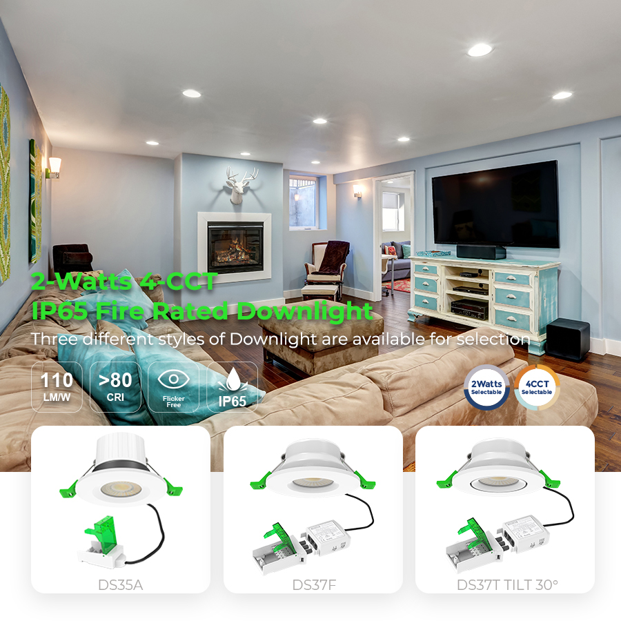 Product Downlight Side View
