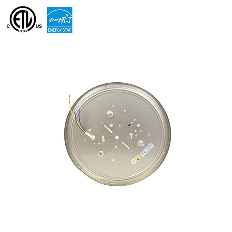 Double Ring LED Ceiling Lamp Round Ultra Thin Flush Mount Acrylic Round Shape Ceiling Light ETL