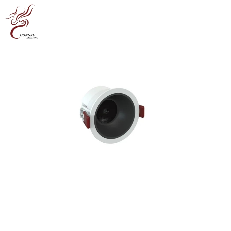 Household Commercial IP65 Waterproof LED Downlight, Dustproof Anti Glare Embedded Ceiling Lamp for Bathroom Kitchen Patio Balcony