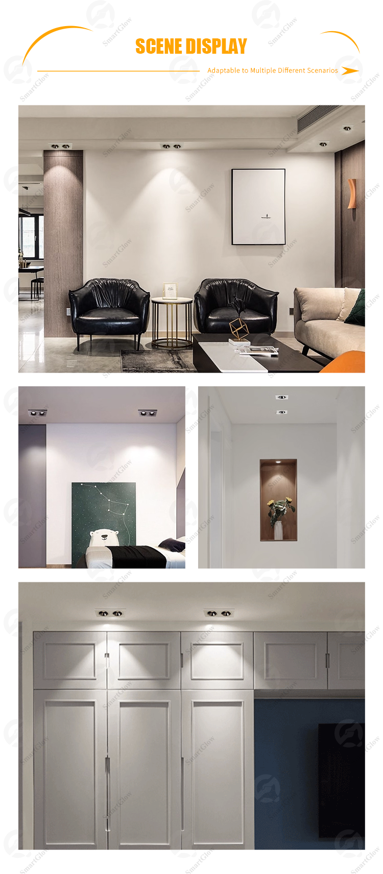 Tuya Smart Downlights Installation Preview