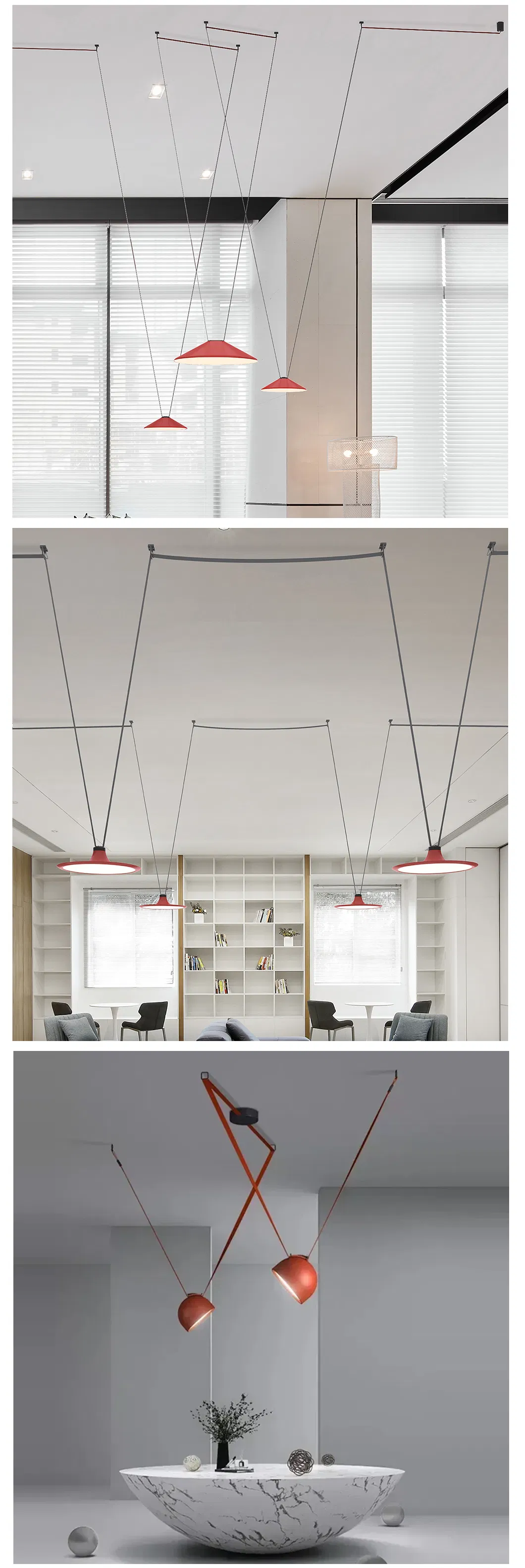 Modern Minimalist LED Pendant Lamp details