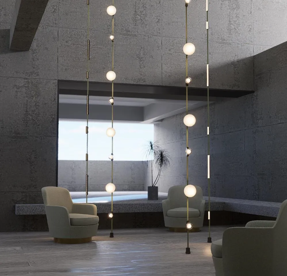 Modern Minimalist Magnetic Lighting Setup