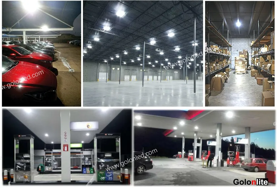Surface Ceiling Mount Motion Sensor 150W LED Canopy Light Applications
