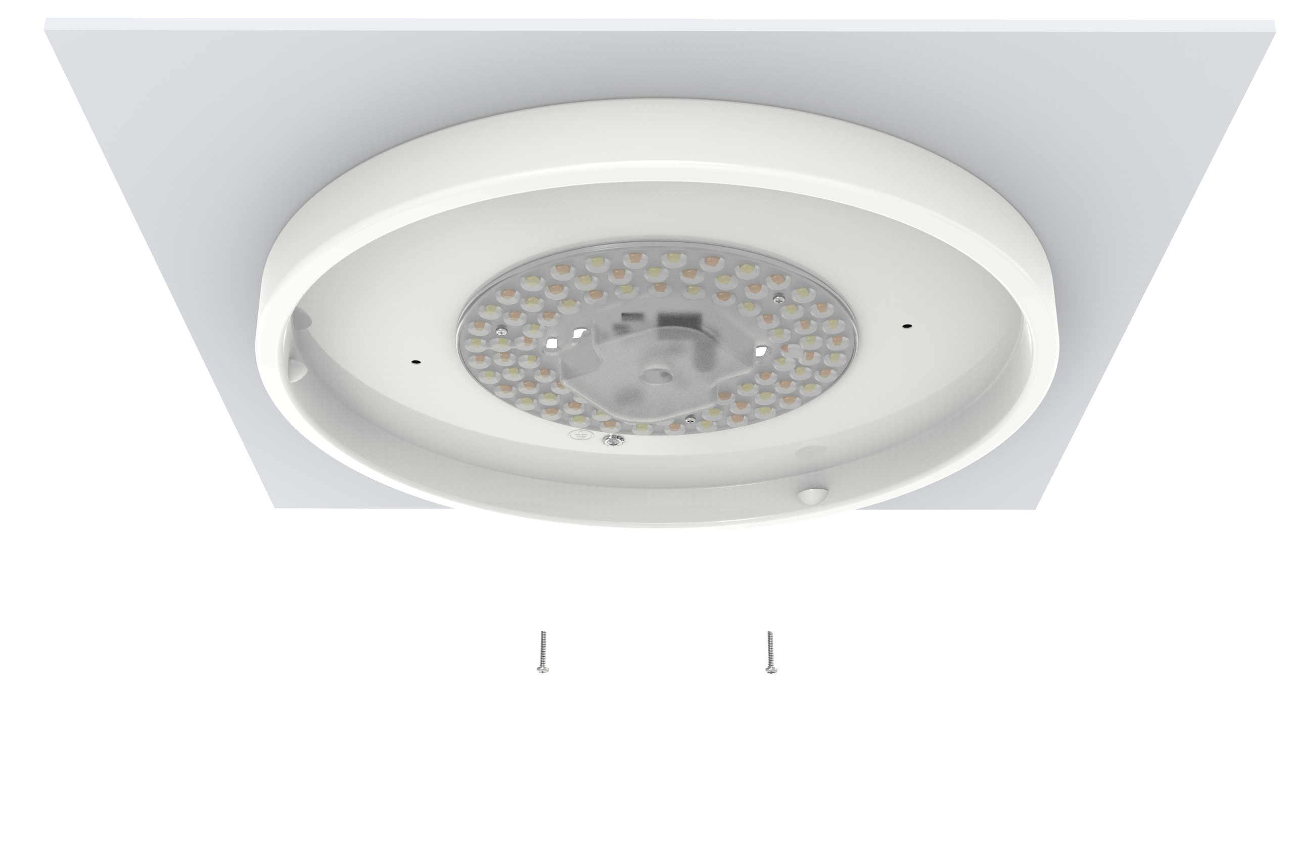 13 Inch Round LED Full Spectrum Flush Mount Ceiling Light CCT IP44 CRI>80 Natural Sunlight for Bedroom Living Room Kitchen