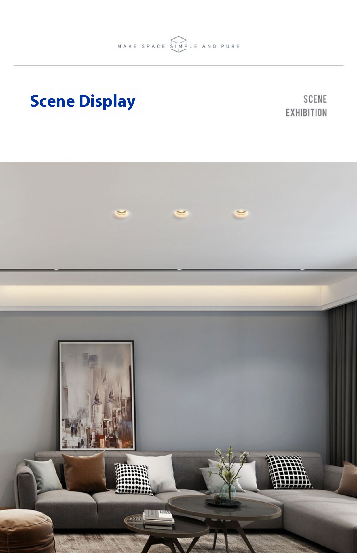 Gypsum Downlight Setup 4