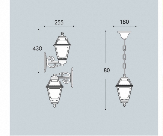 Waterproof Outdoor Lighting Pendant Ceiling Lamp Classic Hanging Pendant Lights