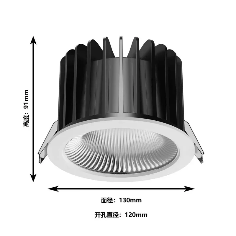 Embedded Ceiling Downlight optical layout