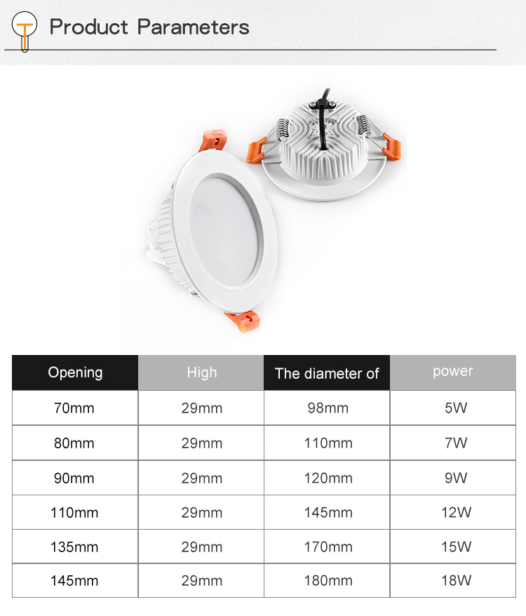 SMD LED Downlight Detail 1
