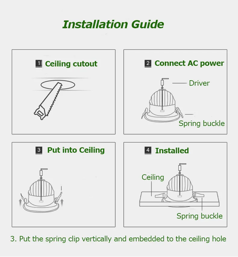 LED Gimbal Downlight Light Track