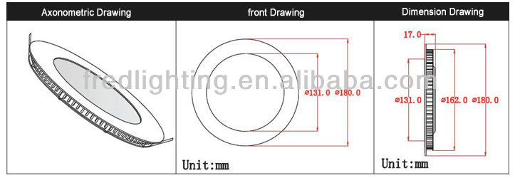 RGB Recessed Ceiling Panel Light Colors