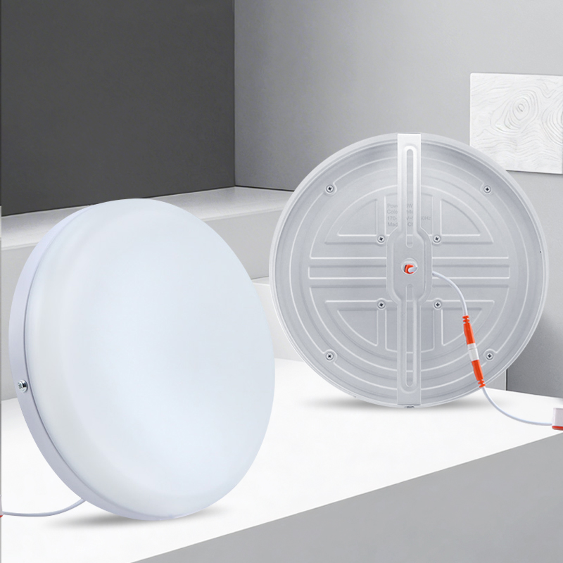 OEM Customized SMD Light Source 18W 24W 36W 48W Iron PP Dimmable Ultra Thin Surface Led Ceiling Light Panel Light