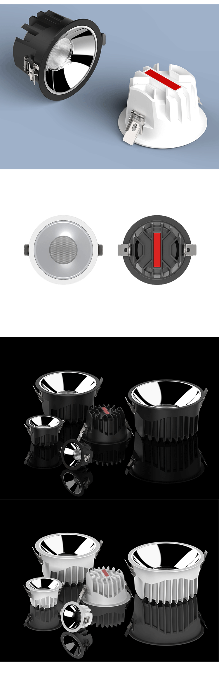 Dali 0-10V Tuya Downlight details 3