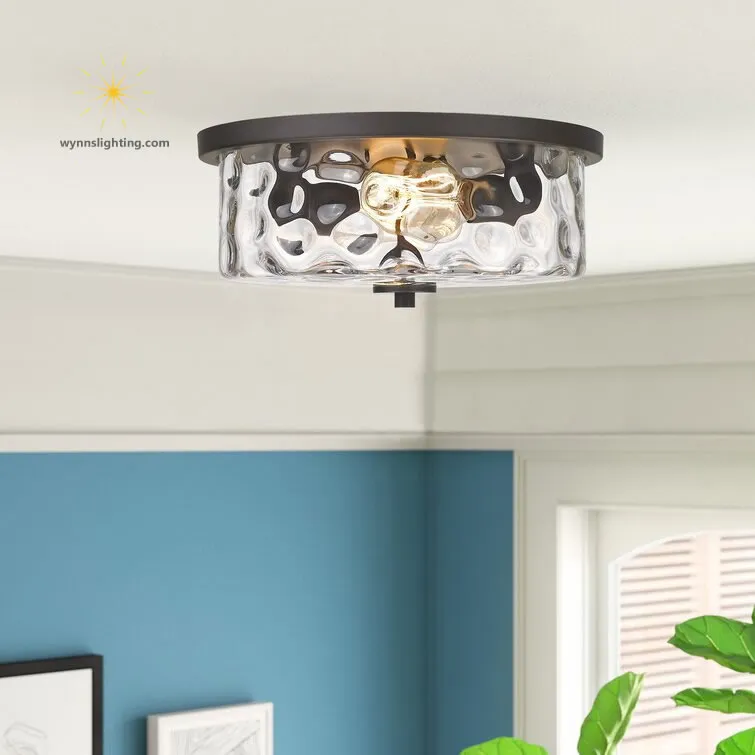 Balcony Light Nordic Modern Minimalist Corridor Aisle Light Creative Entrance Home Ceiling Lamp Round Glass Ceiling Lamp