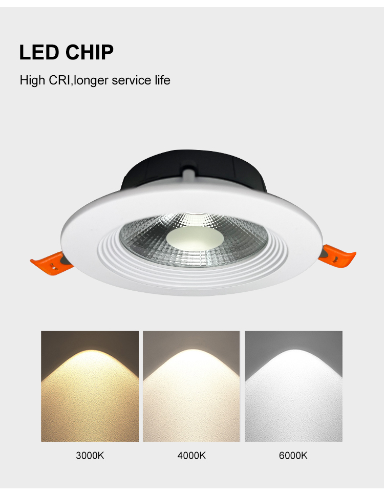 Circular Ceiling Spot Down Lamp Round Recessed Spot Lights Downlight