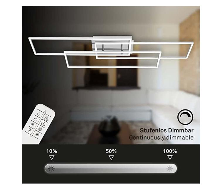 Hisoon Hot Sales Rectangle Shade Modern Minimalist LED Decorative Ceiling Lamp