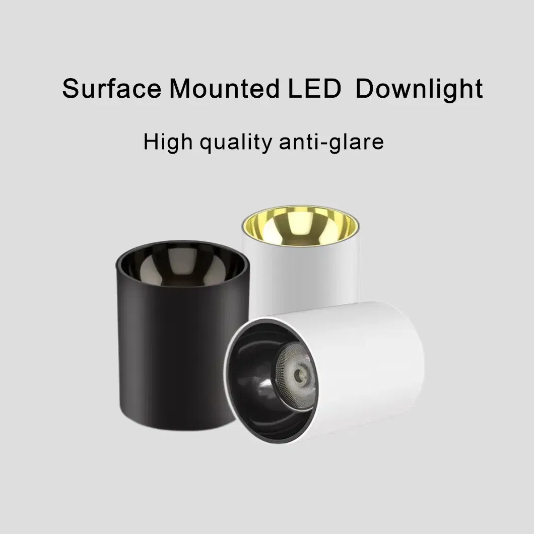 Surfaced Mounted Waterproof Adjustable IP65 LED Round Spotlight Downlight for Bathroom