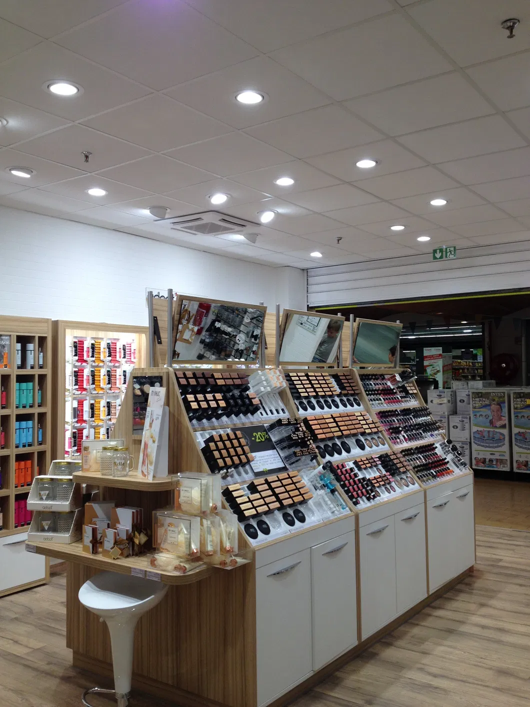 Commercial Ceiling LED Gimbal Downlight Installation Project 1