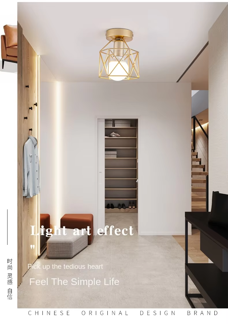 Nordic Wrought Iron Ceiling Lights